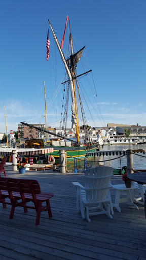 The tall ship Friends Good Will at dock in South Haven, Michigan