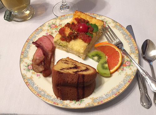 Ludington House breakfast