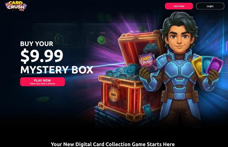 CardCrush instant withdrawal casino